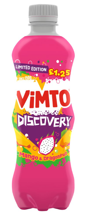 Vimto mango and passion fruit drink