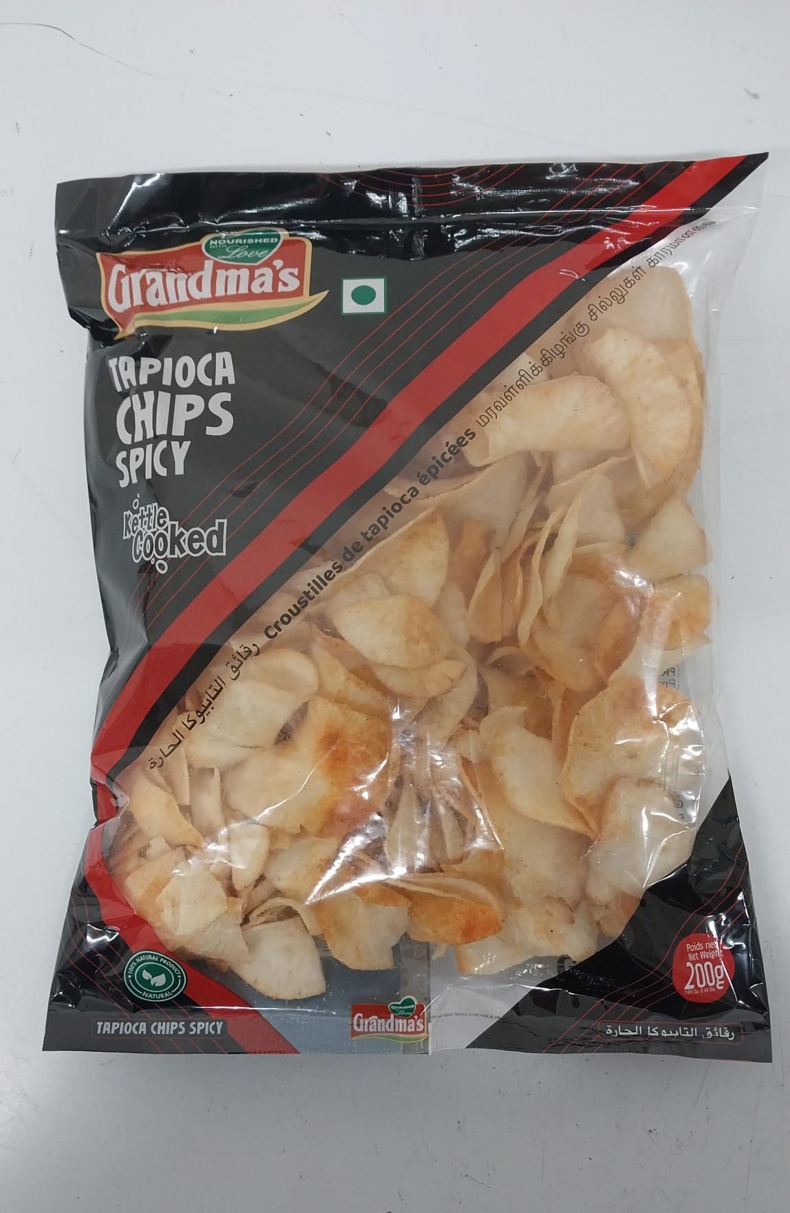 Grandmas Tapioca Chips Spicy
