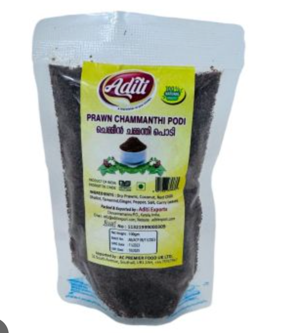 Aditi prawn chammanthi podi