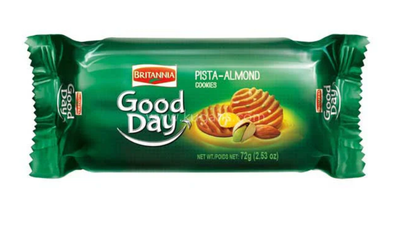 Britannia Good Day Pistachio Almond Cookies