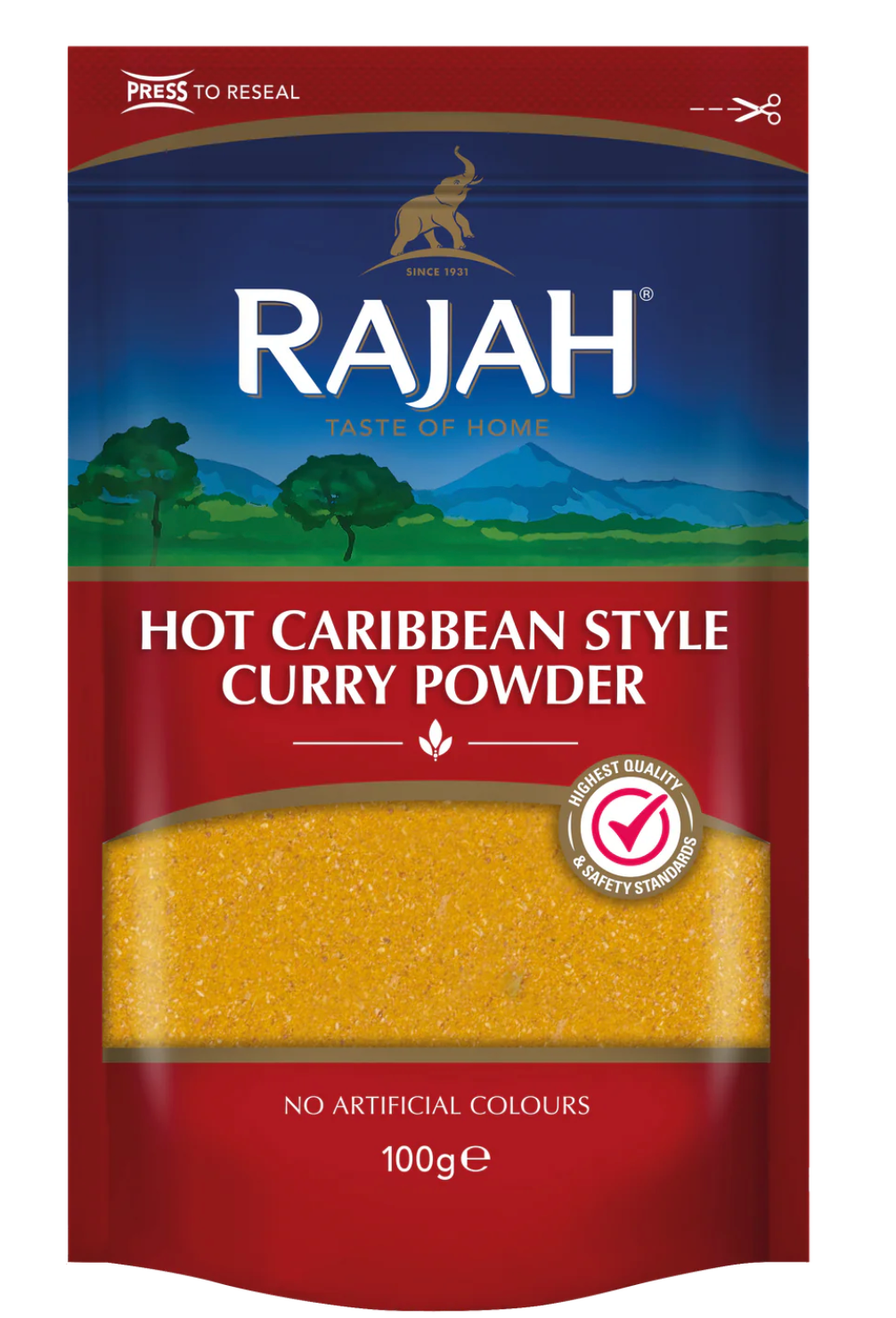 RAJAH HOT CARIBBEAN STYLE CURRY POWDER