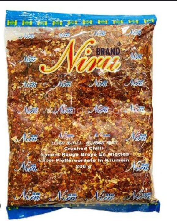Niru Crushed Chillis 200g