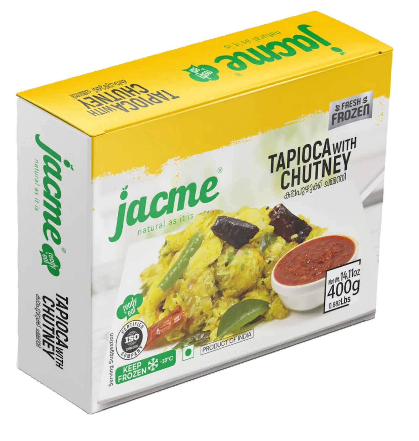 JACME TAPIOCA WITH CHUTNEY