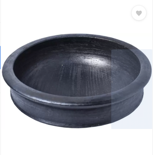 Black Meenchatty Clay Pot
