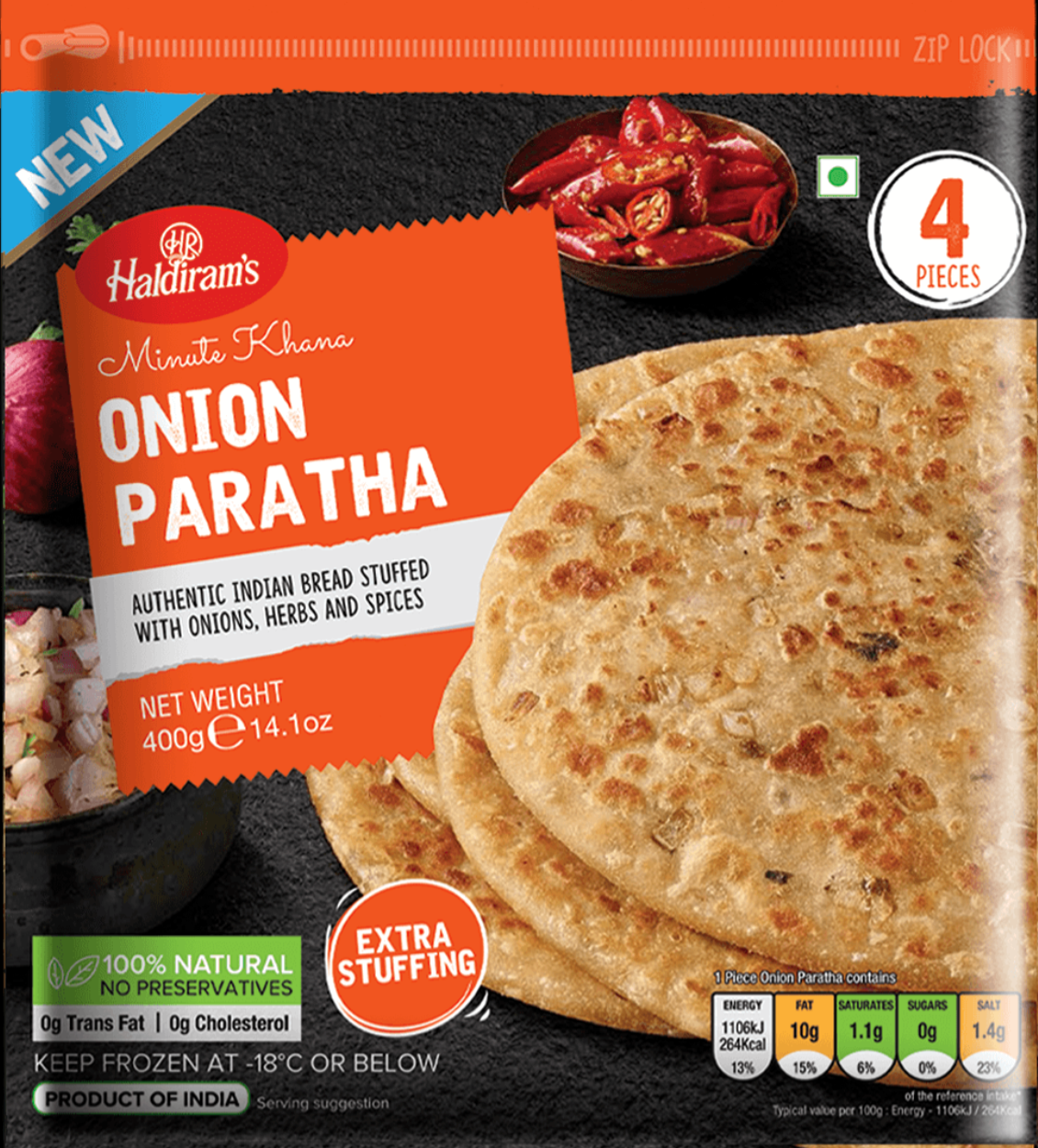 HLR Onion paratha