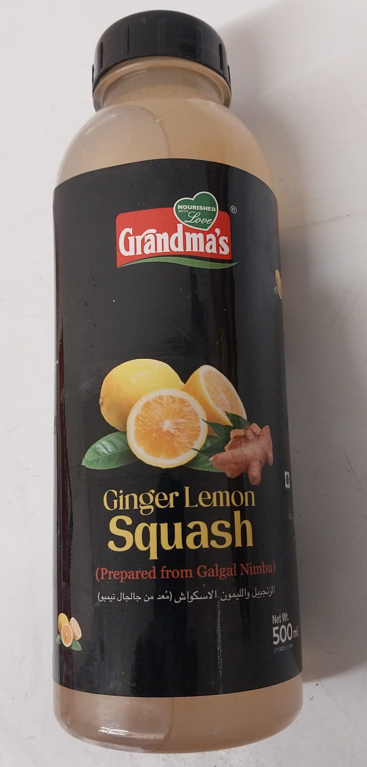 Grandmas Ginger Lemon Squash
