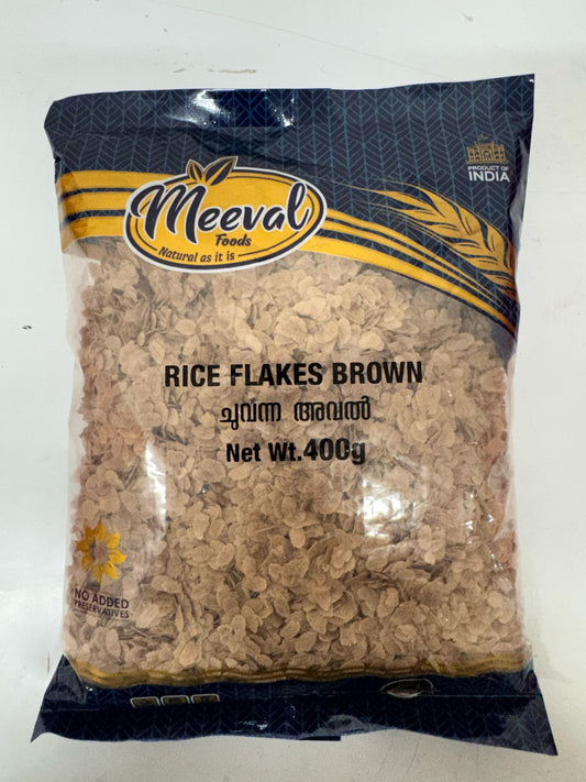 Meeval Rice Flakes Brown