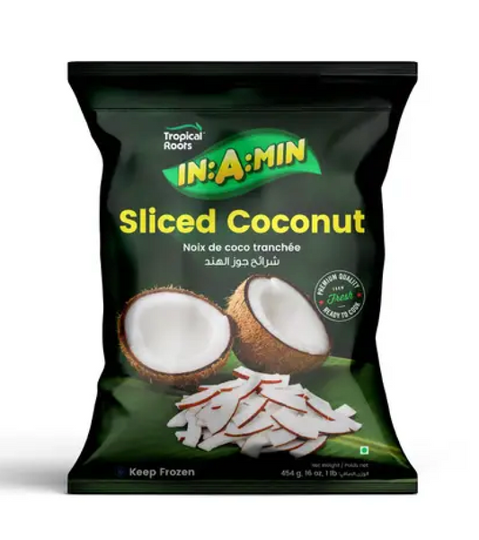 Tropical Roots IN A MIN Sliced Coconut